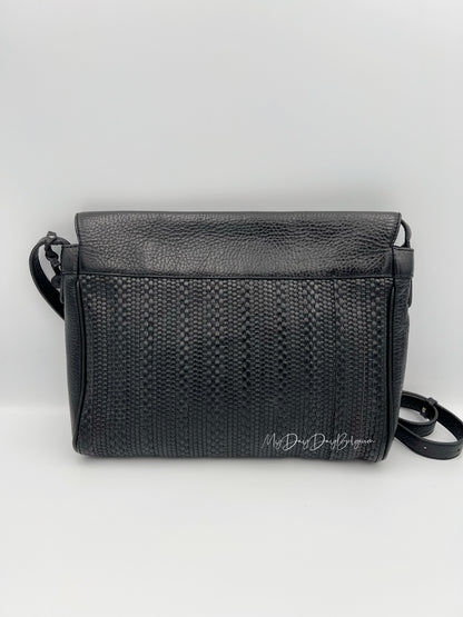 Vintage Delvaux toile de cuir 1992 MM