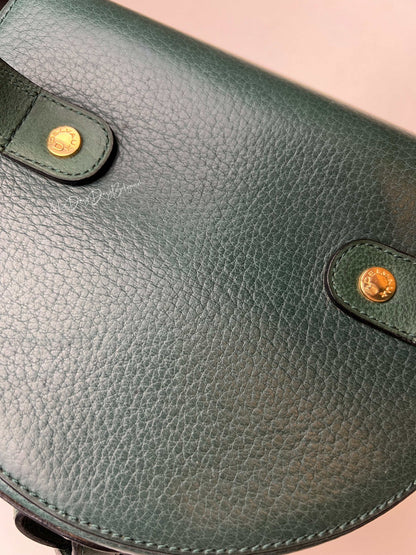Delvaux Vintage Top Handle Green 1989