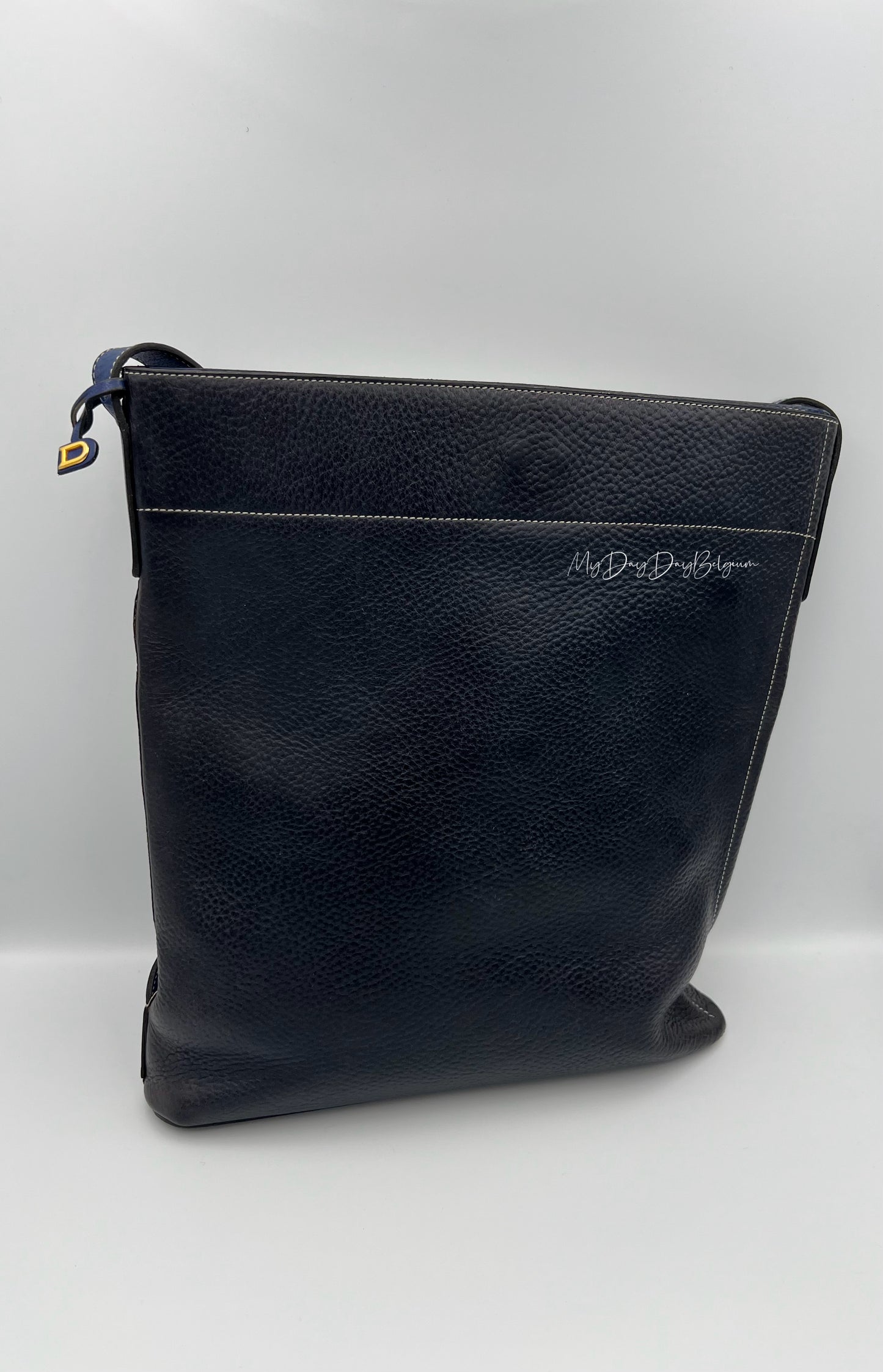 Vintage Delvaux crossbody tri-colour of the 1980s