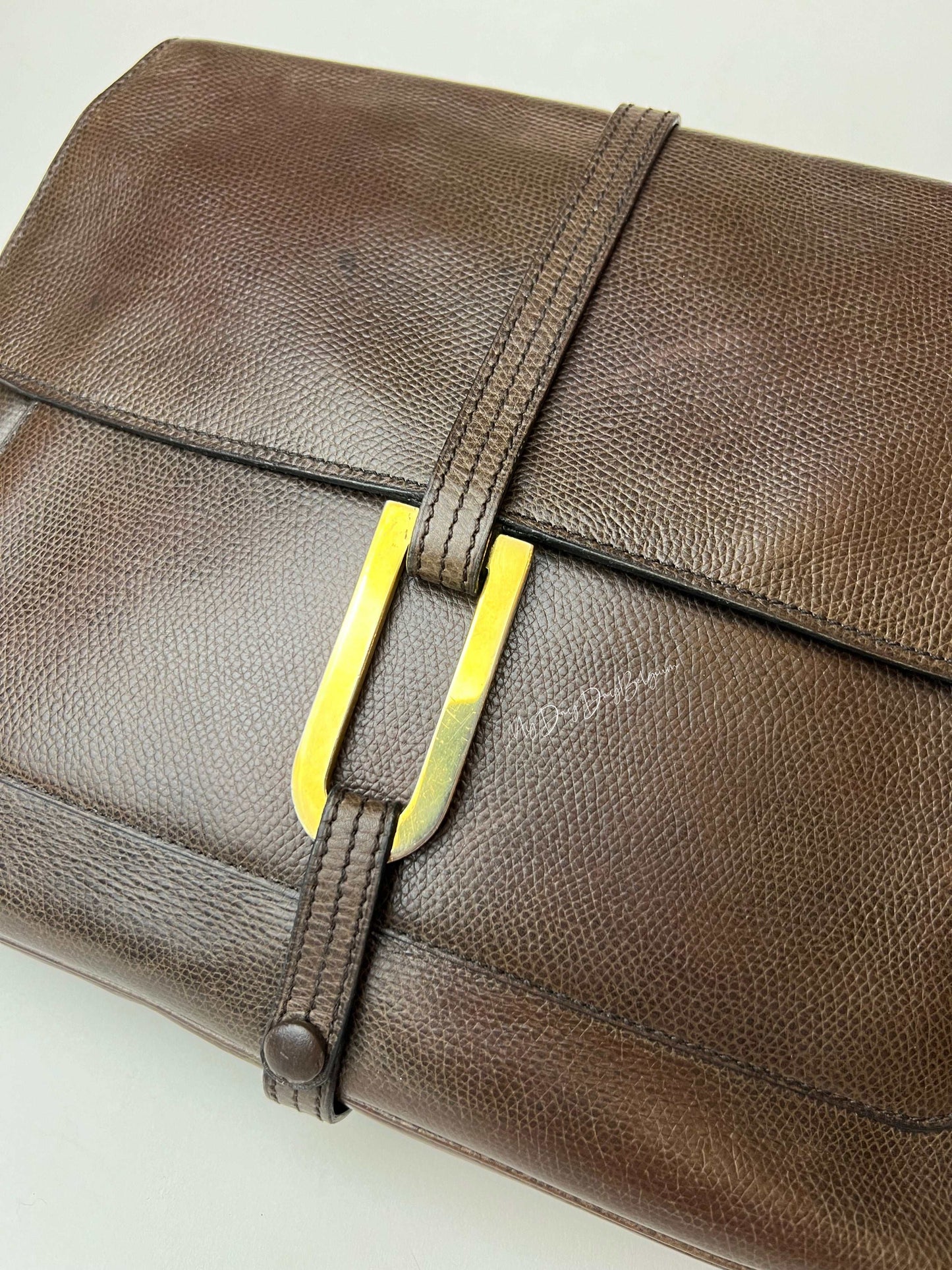 1980’s Delvaux crossbody brown