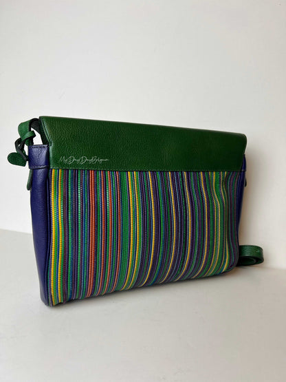 Delvaux Merlot Crossbody / Shoulder Bag Green - Multicolour 1992
