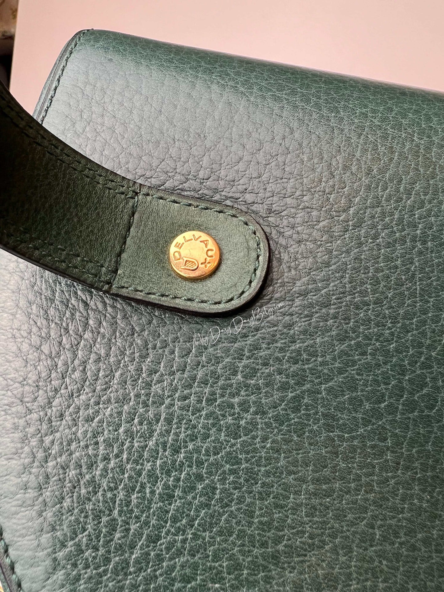 Delvaux vintage soupcon bag 1989 green