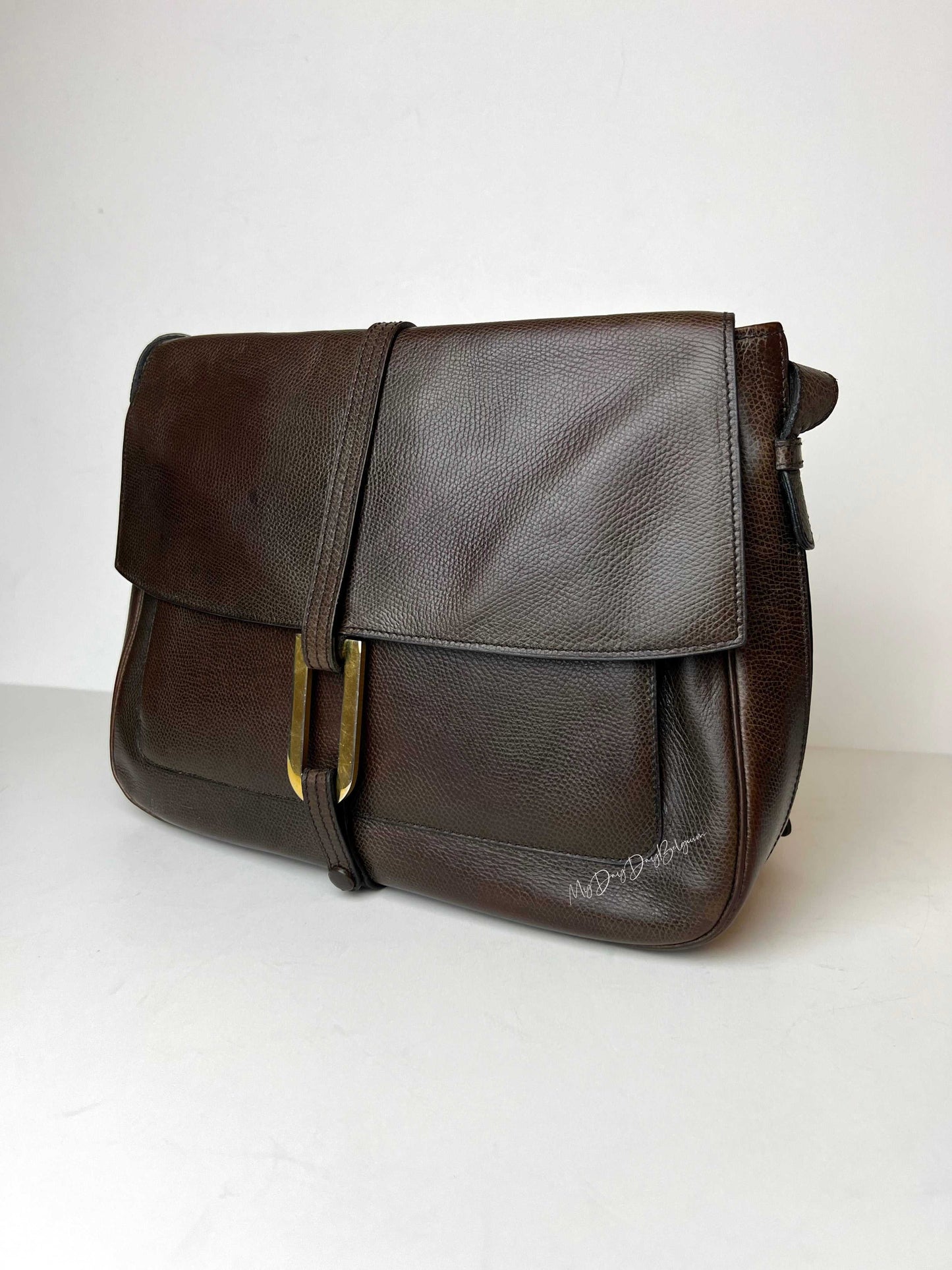 1980’s Delvaux crossbody brown