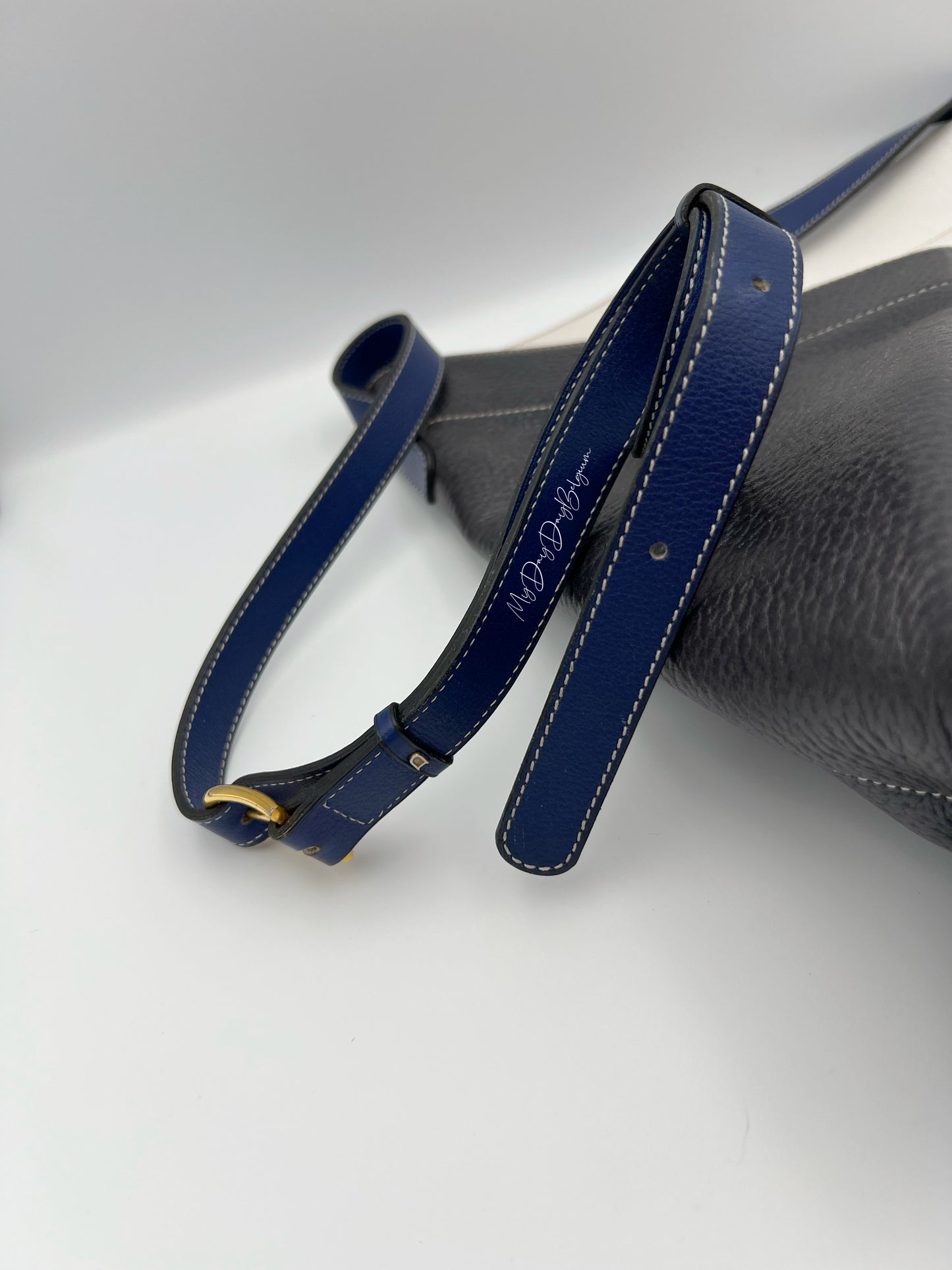Vintage Delvaux crossbody tri-colour of the 1980s