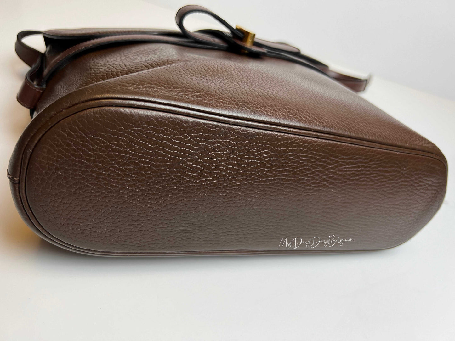 Delvaux vintage brown crossbody bag 1990s