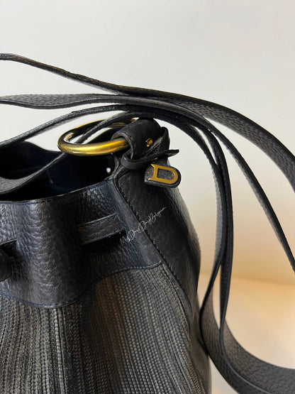 Delvaux Vintage Crossbody / Shoulder Bag Black 1985