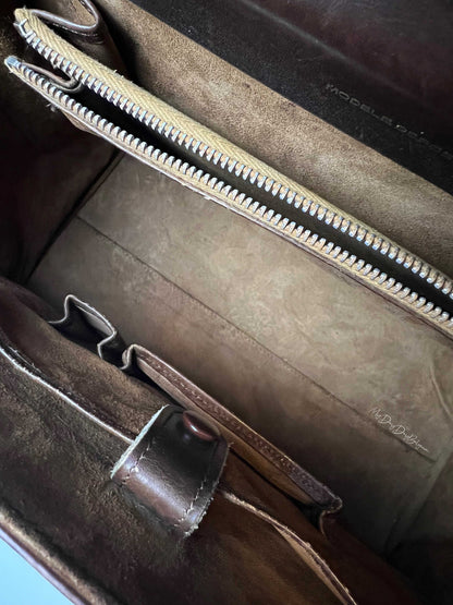 Delvaux Tempête Top Handle Brown 1967