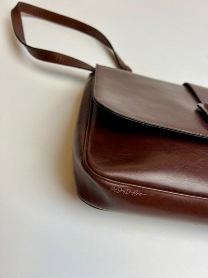 Delvaux Vintage Crossbody / Shoulder Bag Brown 1970's