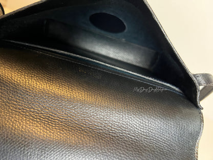 Delvaux Vintage Crossbody / Shoulder Bag Black 1980's