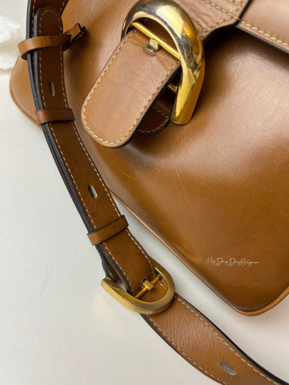 Delvaux Festival Crossbody / Shoulder Bag Camel 1982