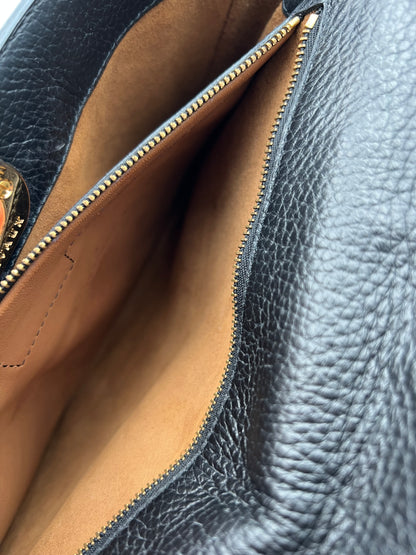 Delvaux Merlot toile de cuir shoulder/crossbody bag MM 1992