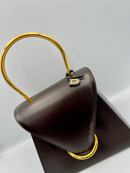 Delvaux Vintage Top Handle Brown 1996