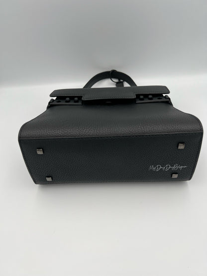 Delvaux Tempête PM so black limited edition crispy calf 2022