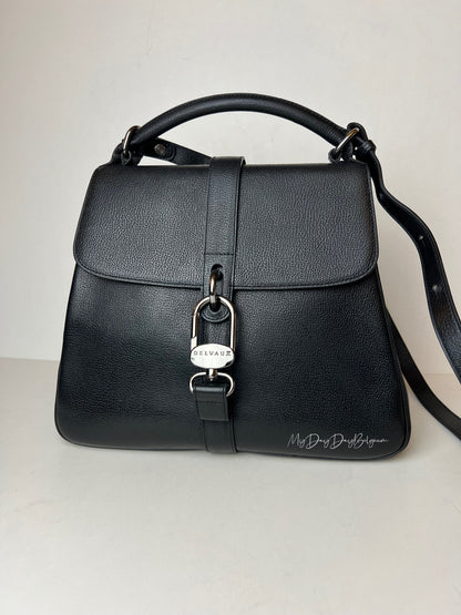 Delvaux Gin Fizz Crossbody / Shoulder Bag Black 1998