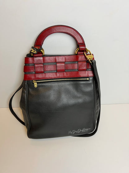 Delvaux Vintage Crossbody / Shoulder Bag Red / Grey 1993