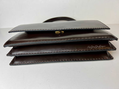 Delvaux Vintage Top Handle Brown 1970