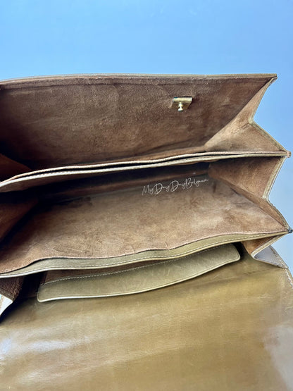 Delvaux Vintage Top Handle Brown 1965