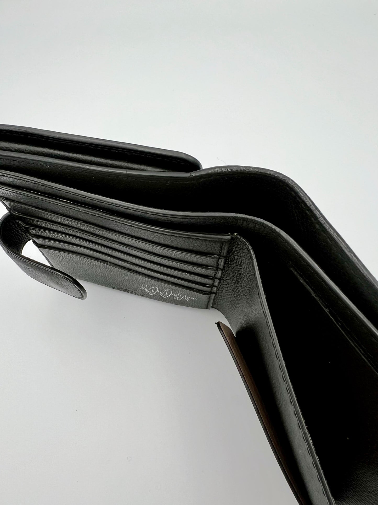 Delvaux wallet black 1990's