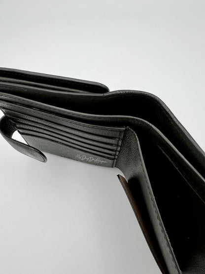 Delvaux wallet black 1990's