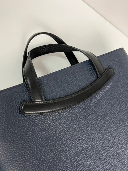 Delvaux Magritte Tote Crossbody / Shoulder Bag Navy Blue 2019