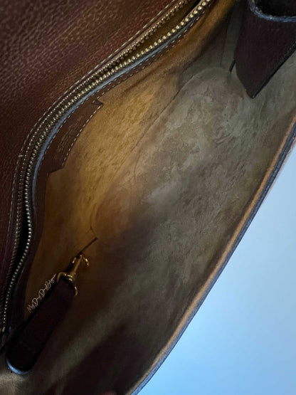Delvaux Vintage Crossbody / Shoulder Bag Cognac 1998