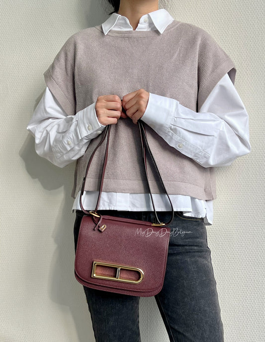 Delvaux Lingot in rosewood
