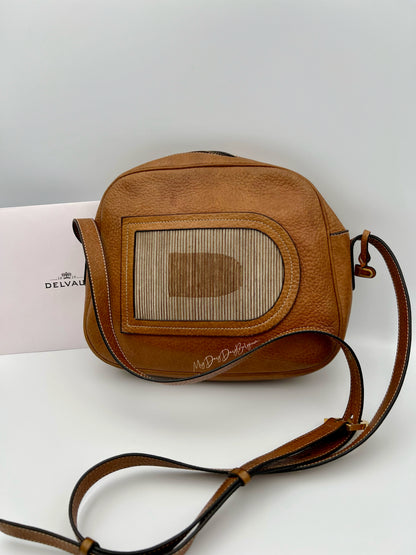 Delvaux Vintage Special Edition Crossbody / Shoulder Bag Brown 1985