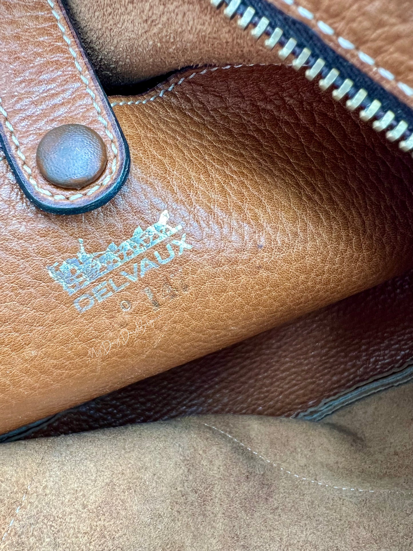 Delvaux Vintage Special Edition Crossbody / Shoulder Bag Brown 1985