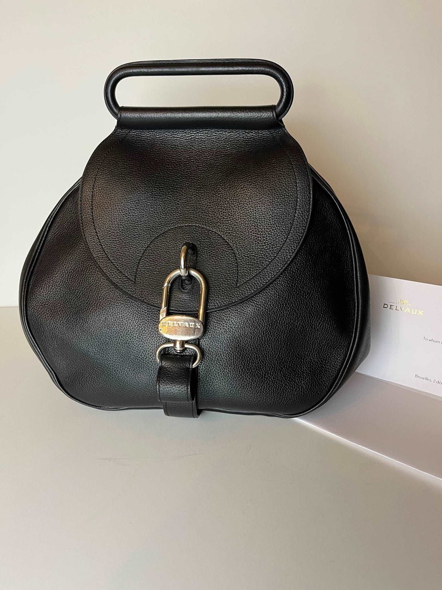 Delvaux vintage cerceau handbag 1991