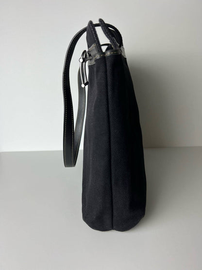 Delvaux Vintage Crossbody / Shoulder Bag Black 1990's