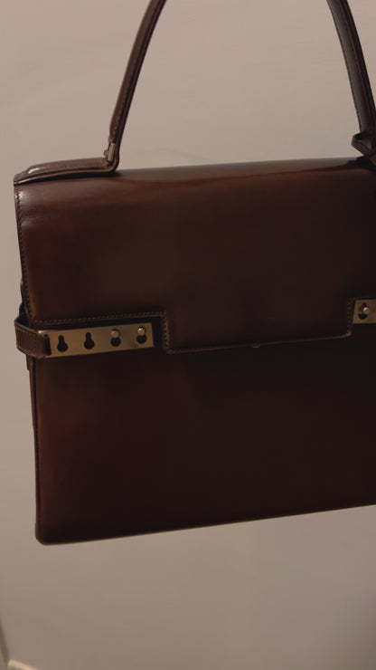 Delvaux Tempête Top Handle Brown 1967