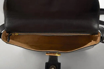 Delvaux Vintage Crossbody / Shoulder Bag Black 1986