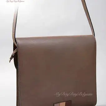 Delvaux Vintage Crossbody / Shoulder Bag Taupe 1983