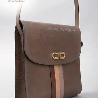 Delvaux Vintage Crossbody / Shoulder Bag Taupe 1983