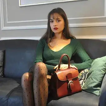 Delvaux Brillant Top Handle Red 1970's