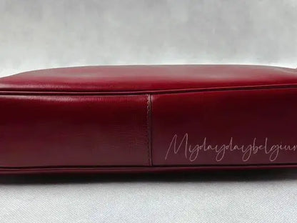 Delvaux Vintage Crossbody / Shoulder Bag Burgundy Red 1978