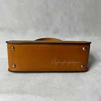 Delvaux Vintage Top Handle Camel 1957