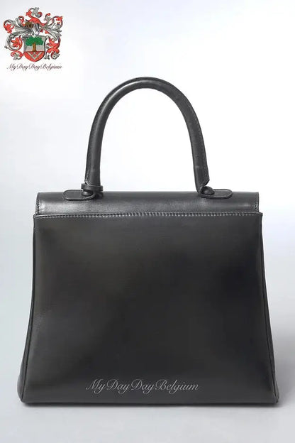 Delvaux Brillant Top Handle Black 1970's
