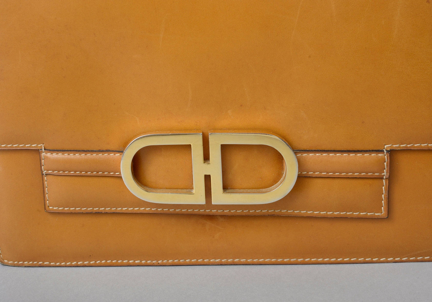 Delvaux vintage top handle handbag 1975