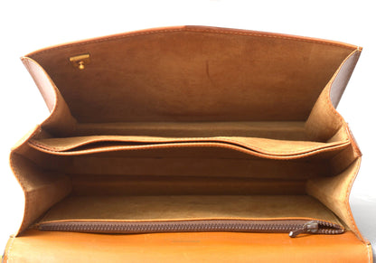 Delvaux Vintage Top Handle Camel 1975