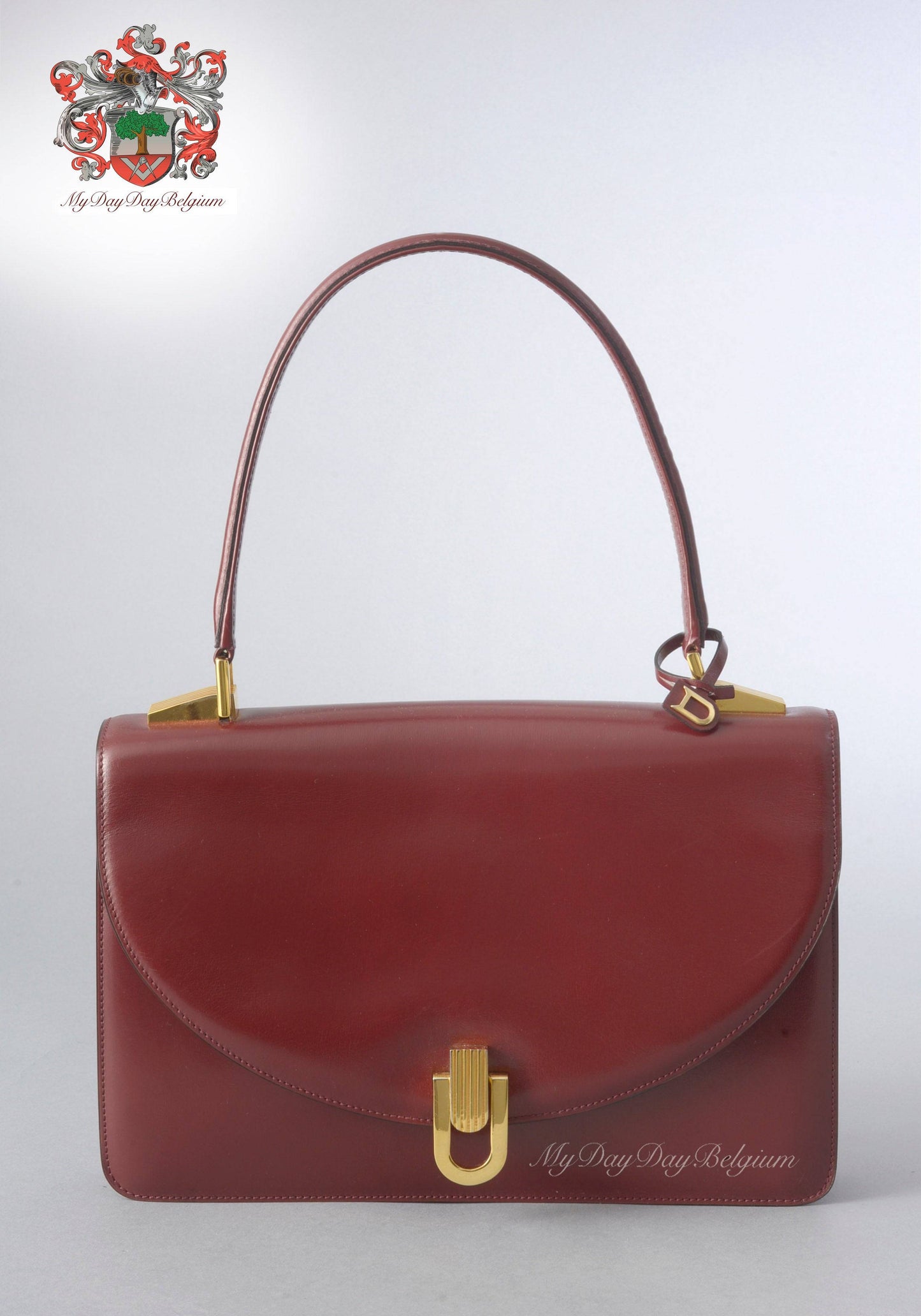 Delvaux vintage top handle handbag 1980