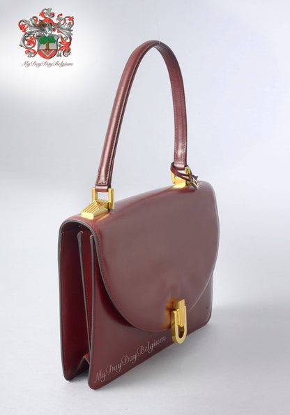Delvaux Vintage Top Handle Handbag 1980