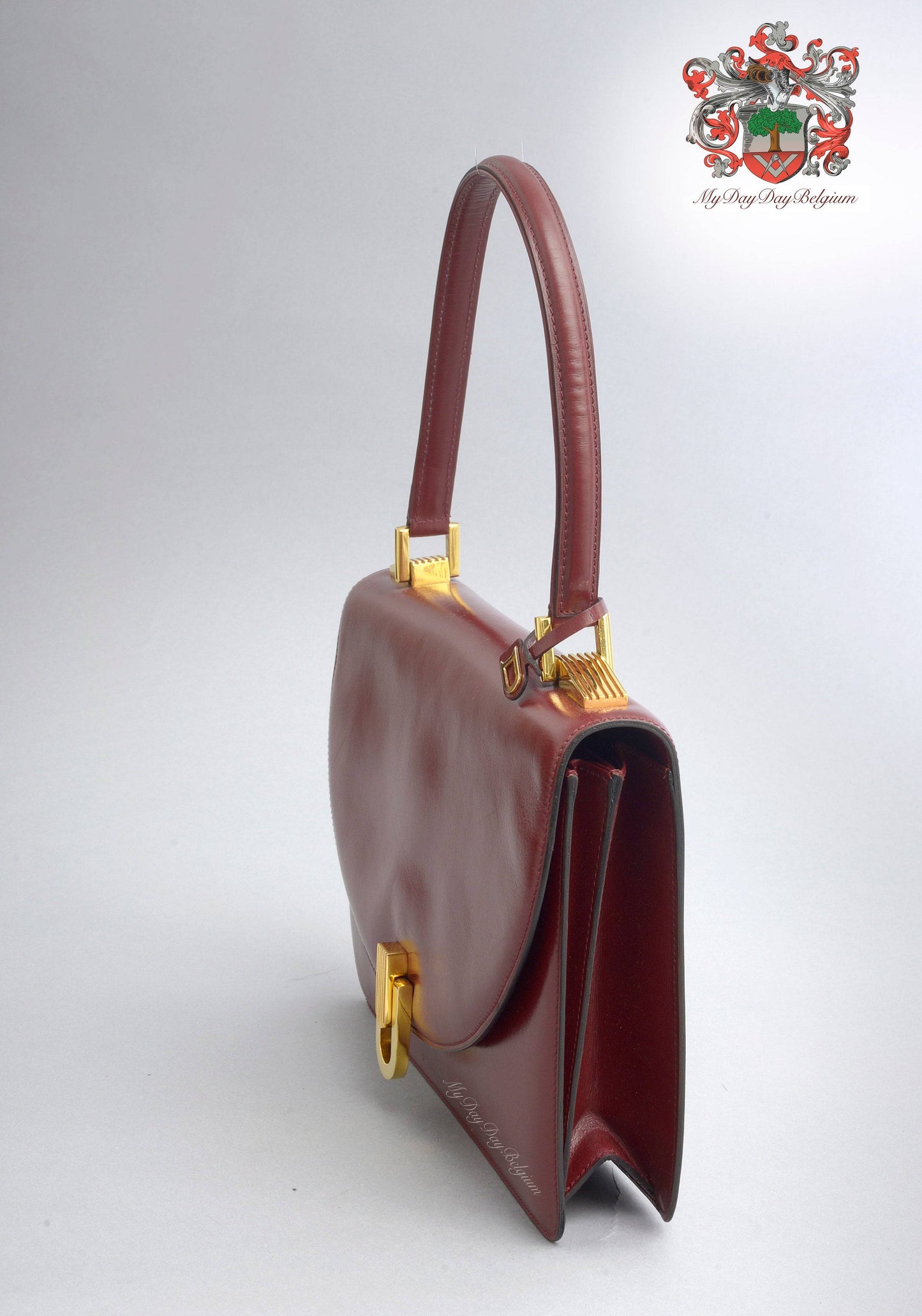 Delvaux vintage top handle handbag 1980