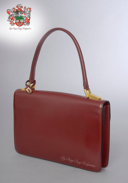 Delvaux Vintage Top Handle Handbag 1980