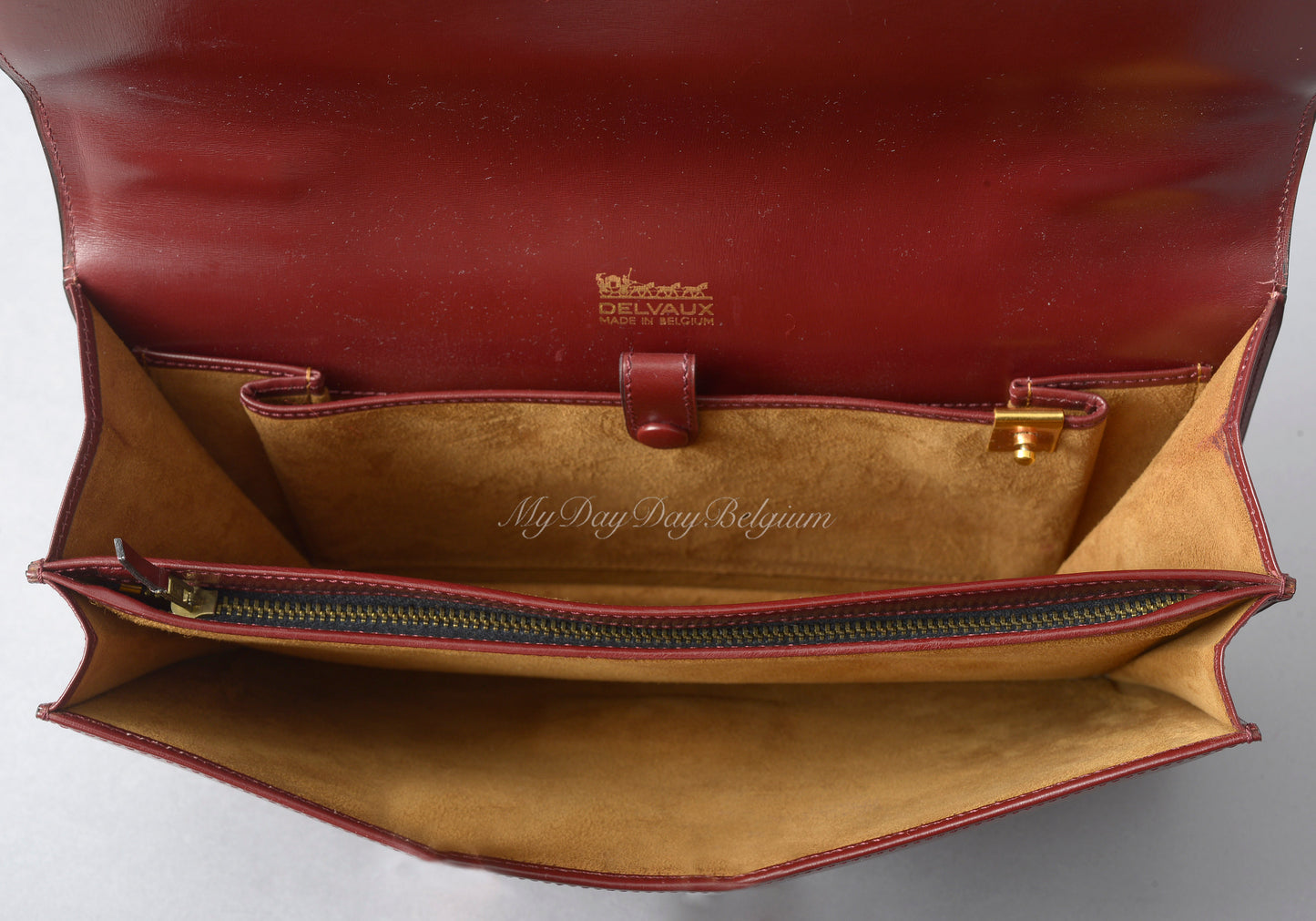 Delvaux vintage top handle handbag 1980