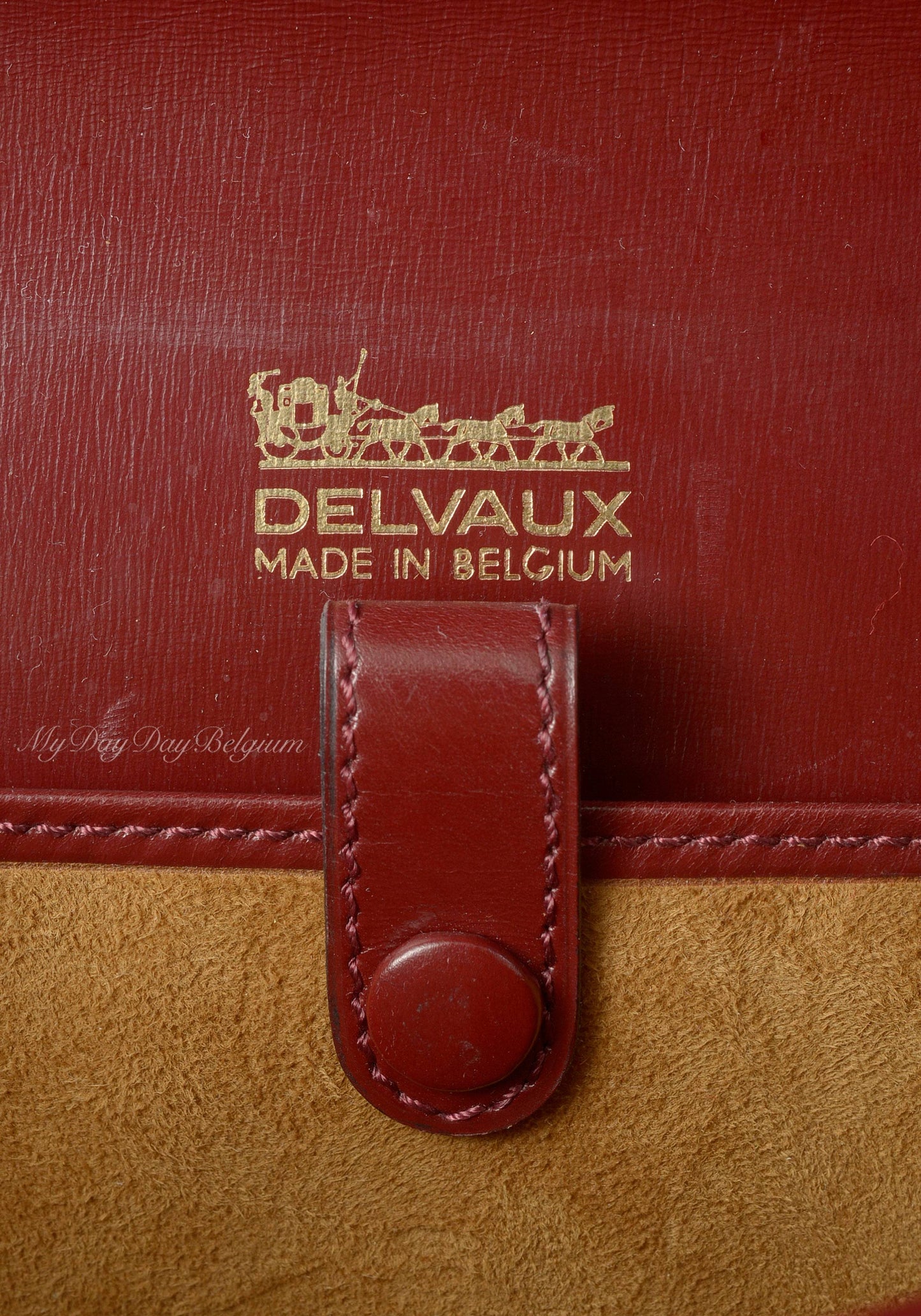 Delvaux vintage top handle handbag 1980