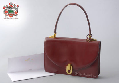 Delvaux Vintage Top Handle Handbag 1980
