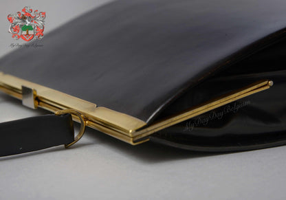 Delvaux Vintage Top Handle Black 1964