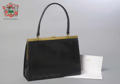 Delvaux Vintage Top Handle Black 1964