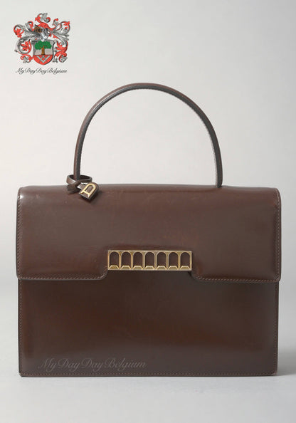 Delvaux Vintage Top Handle Handbag 1968